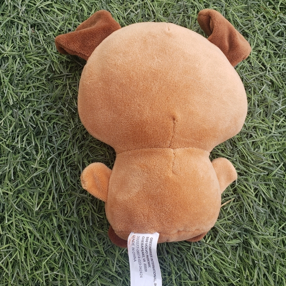Fuzzy Friends Brown Doggie plush toy with a 6-inch - Picture 2 of 4